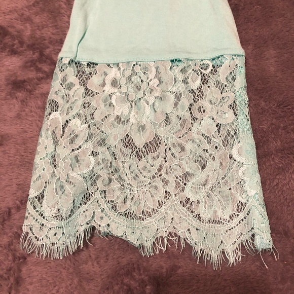 The Little Mermaid 🧜‍♀️ Lacy Sleeve Top - Size S - Picture 7 of 8